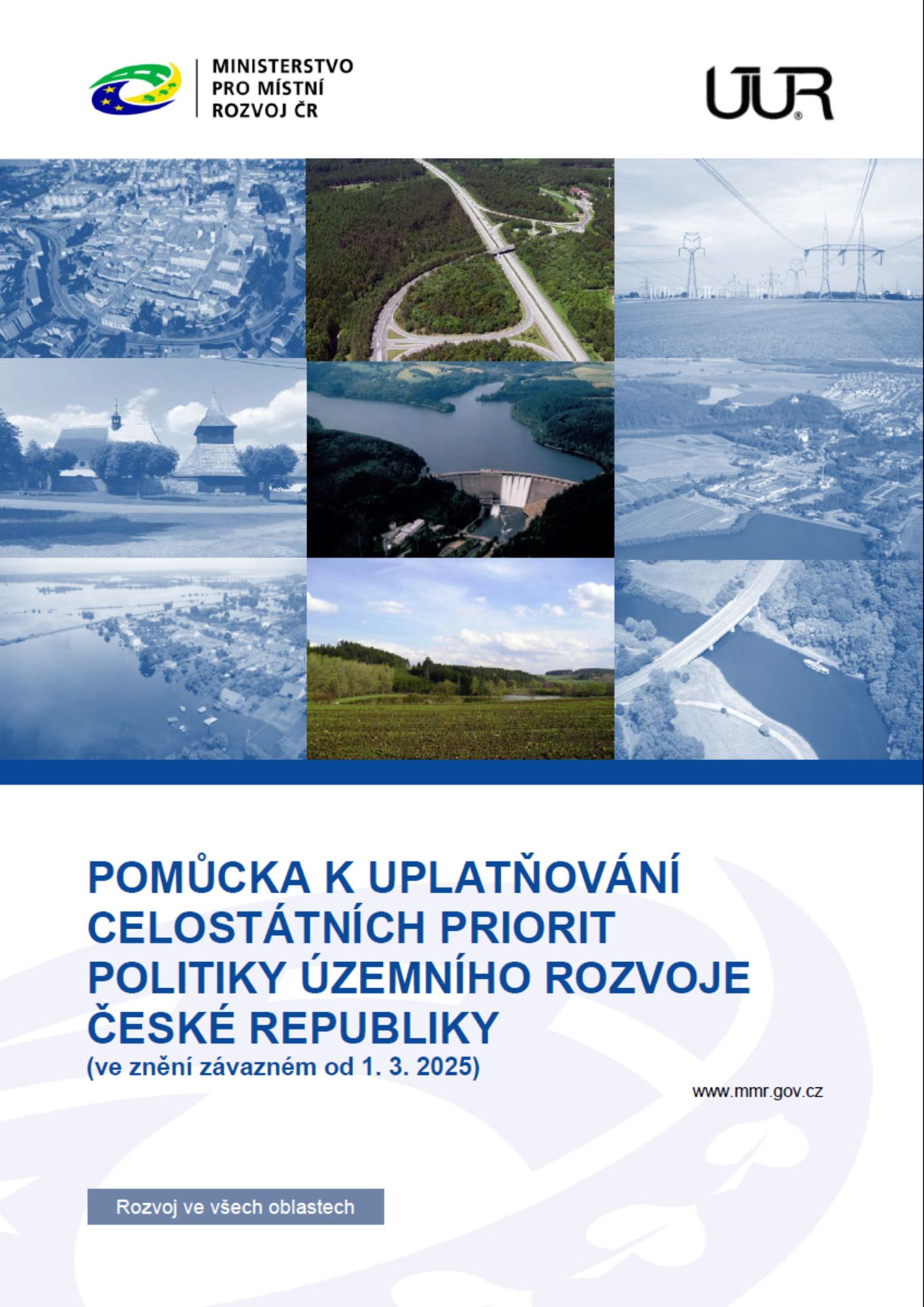Pomůcka k uplatňování celostátních priorit Politiky územního rozvoje České republiky (ve znění závazném od 1. 3. 2025)
